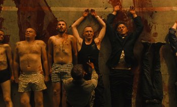 Movie still from “HUSKY - Never-Ever” (2020), directed by Evgenii Bakirov – Wide shot, Overhead angle