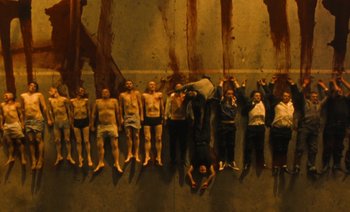 Movie still from “HUSKY - Never-Ever” (2020), directed by Evgenii Bakirov – Wide shot, Overhead angle