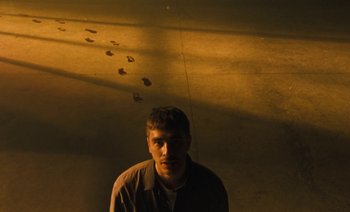 Movie still from “HUSKY - Never-Ever” (2020), directed by Evgenii Bakirov – Wide shot, High angle