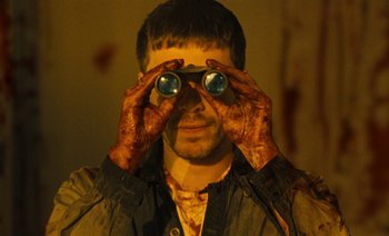 Movie still from “HUSKY - Never-Ever” (2020), directed by Evgenii Bakirov – Close Up shot, High angle