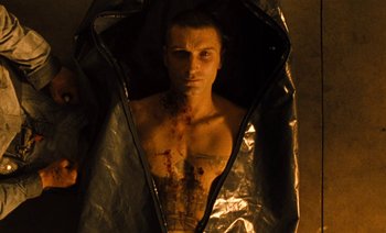 Movie still from “HUSKY - Never-Ever” (2020), directed by Evgenii Bakirov – Close Up shot, Overhead angle