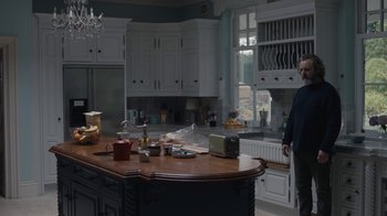 Movie still from “Kelly Lee Owens feat. John Cale - Corner Of My Sky” (2020), directed by Kasper Häggström – Wide shot, Over the shoulder angle