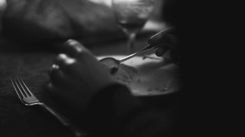 Movie still from “Active Child - Color Me” (2020), directed by Martin De Thurah – Extreme Close Up shot, High angle