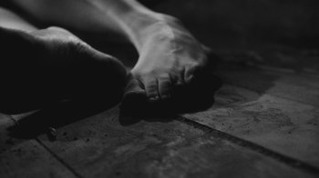 Movie still from “Active Child - Color Me” (2020), directed by Martin De Thurah – Extreme Close Up shot, High angle