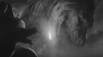 Movie still from “Active Child - Color Me” (2020), directed by Martin De Thurah – Extreme Close Up shot, Low angle