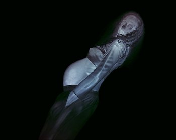 Movie still from “Flatbush ZOMBiES - Afterlife” (2020), directed by Arnaud Bresson – Medium shot, Overhead angle