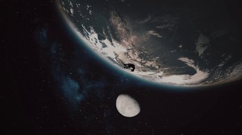 Movie still from “Beyoncé (Trailer) - Black Is King” (2020), directed by Jenn Nkiru – Extreme Wide shot, Overhead angle