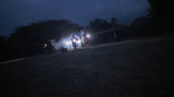 Movie still from “Beyoncé (Trailer) - Black Is King” (2020), directed by Jenn Nkiru – Extreme Wide shot, Low angle