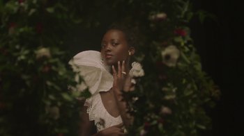 Movie still from “Beyoncé (Trailer) - Black Is King” (2020), directed by Jenn Nkiru – Medium shot, Low angle