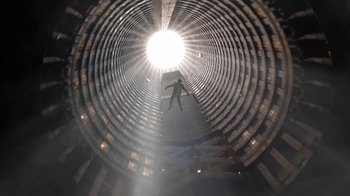 Movie still from “Beyoncé (Trailer) - Black Is King” (2020), directed by Jenn Nkiru – Extreme Wide shot, Low angle