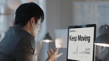 Movie still from “Bronson - Keep Moving” (2020), directed by StyleWar – Extreme Close Up shot, Low angle