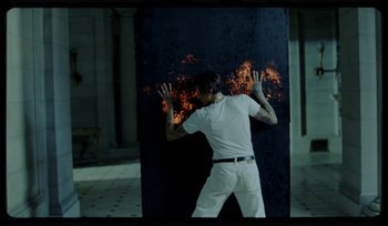 Movie still from “AYIA - Easy” (2020), directed by Salomon Ligthelm – Medium shot, Overhead angle