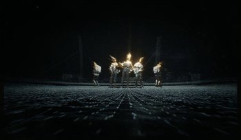 Movie still from “AYIA - Easy” (2020), directed by Salomon Ligthelm – Extreme Wide shot, Overhead angle