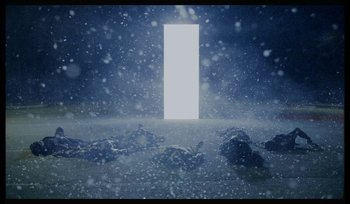 Movie still from “AYIA - Easy” (2020), directed by Salomon Ligthelm – Extreme Wide shot, Overhead angle