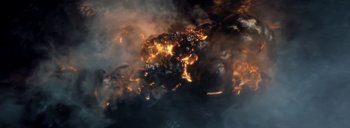 Movie still from “Woodkid - Goliath” (2020), directed by Yoann Lemoine – Extreme Close Up shot, High angle