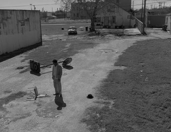 Movie still from “Leonard Cohen - The Hills” (2020), directed by Vincent Haycock – Extreme Wide shot, High angle
