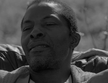 Movie still from “Leonard Cohen - The Hills” (2020), directed by Vincent Haycock – Close Up shot, Low angle