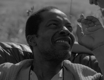Movie still from “Leonard Cohen - The Hills” (2020), directed by Vincent Haycock – Close Up shot, Low angle