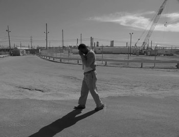 Movie still from “Leonard Cohen - The Hills” (2020), directed by Vincent Haycock – Wide shot, Low angle