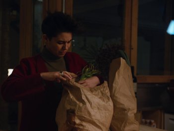 Movie still from “Anna Andreu - Torrent Sanguini” (2020), directed by Carles Pons Altimira – Medium shot, High angle