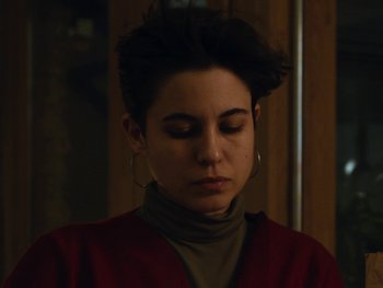 Movie still from “Anna Andreu - Torrent Sanguini” (2020), directed by Carles Pons Altimira – Close Up shot, Low angle