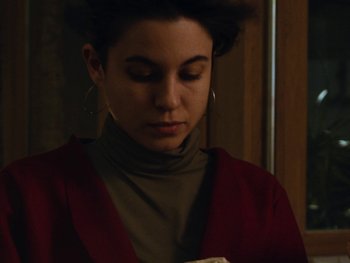 Movie still from “Anna Andreu - Torrent Sanguini” (2020), directed by Carles Pons Altimira – Close Up shot, Low angle