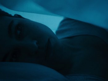 Movie still from “Anna Andreu - Torrent Sanguini” (2020), directed by Carles Pons Altimira – Extreme Close Up shot, Overhead angle