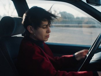 Movie still from “Anna Andreu - Torrent Sanguini” (2020), directed by Carles Pons Altimira – Close Up shot, High angle