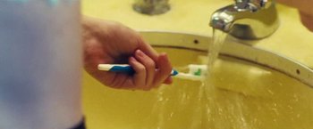 Movie still from “Haim - The Steps” (2020), directed by Paul Thomas Anderson – Extreme Close Up shot, Overhead angle