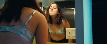 Movie still from “Haim - The Steps” (2020), directed by Paul Thomas Anderson – Close Up shot, Low angle