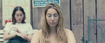 Movie still from “Haim - The Steps” (2020), directed by Paul Thomas Anderson – Close Up shot, Low angle