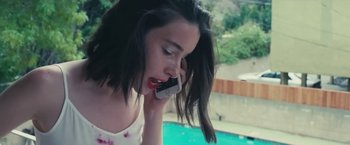 Movie still from “Haim - The Steps” (2020), directed by Paul Thomas Anderson – Close Up shot, High angle