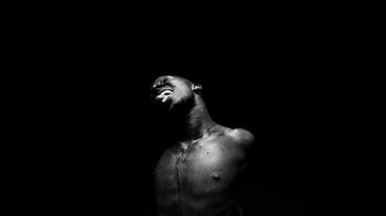 Movie still from “Neumodel feat. Kiddy Smile - Hayah” (2020), directed by Axel Morin – Extreme Close Up shot, Overhead angle