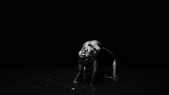 Movie still from “Neumodel feat. Kiddy Smile - Hayah” (2020), directed by Axel Morin – Medium shot, Overhead angle