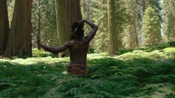 Movie still from “Theo Croker - Understand Yourself” (2020), directed by AnAkA – Wide shot, Low angle