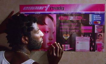 Movie still from “Dune & Crayon feat. Ichon - Pointless” (2020), directed by Alice Kong – Extreme Close Up shot, Low angle