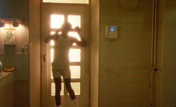 Movie still from “Dune & Crayon feat. Ichon - Pointless” (2020), directed by Alice Kong – Medium shot, Low angle