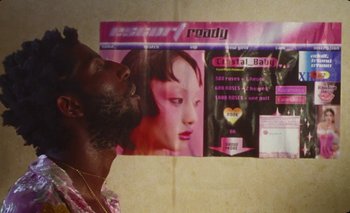 Movie still from “Dune & Crayon feat. Ichon - Pointless” (2020), directed by Alice Kong – Extreme Close Up shot, High angle