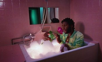 Movie still from “Dune & Crayon feat. Ichon - Pointless” (2020), directed by Alice Kong – Medium shot, High angle