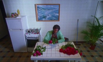 Movie still from “Dune & Crayon feat. Ichon - Pointless” (2020), directed by Alice Kong – Wide shot, High angle