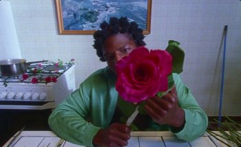 Movie still from “Dune & Crayon feat. Ichon - Pointless” (2020), directed by Alice Kong – Close Up shot, High angle