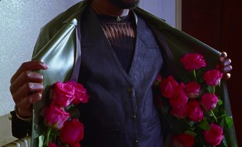 Movie still from “Dune & Crayon feat. Ichon - Pointless” (2020), directed by Alice Kong – Medium shot, Low angle