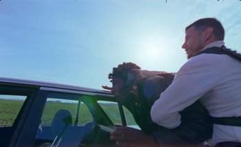 Movie still from “Dune & Crayon feat. Ichon - Pointless” (2020), directed by Alice Kong – Medium shot, Low angle