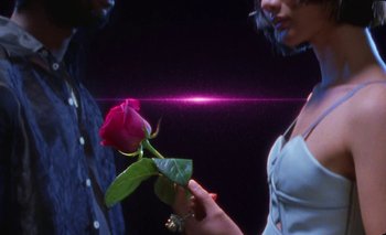 Movie still from “Dune & Crayon feat. Ichon - Pointless” (2020), directed by Alice Kong – Extreme Close Up shot, High angle