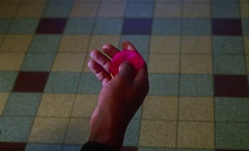 Movie still from “Dune & Crayon feat. Ichon - Pointless” (2020), directed by Alice Kong – Extreme Close Up shot, Overhead angle