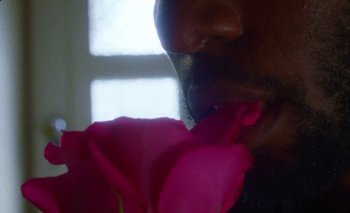 Movie still from “Dune & Crayon feat. Ichon - Pointless” (2020), directed by Alice Kong – Extreme Close Up shot, High angle