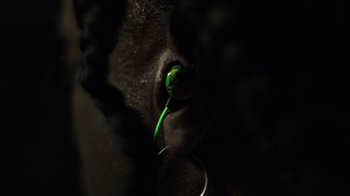 Movie still from “Brodinski - Master Section” (2020), directed by Matilda Finn – Extreme Close Up shot, Overhead angle