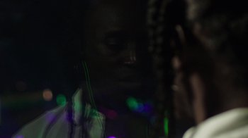 Movie still from “Brodinski - Master Section” (2020), directed by Matilda Finn – Extreme Close Up shot, Low angle