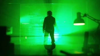 Movie still from “Brodinski - Master Section” (2020), directed by Matilda Finn – Wide shot, Low angle