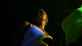 Movie still from “Brodinski - Master Section” (2020), directed by Matilda Finn – Extreme Close Up shot, Low angle